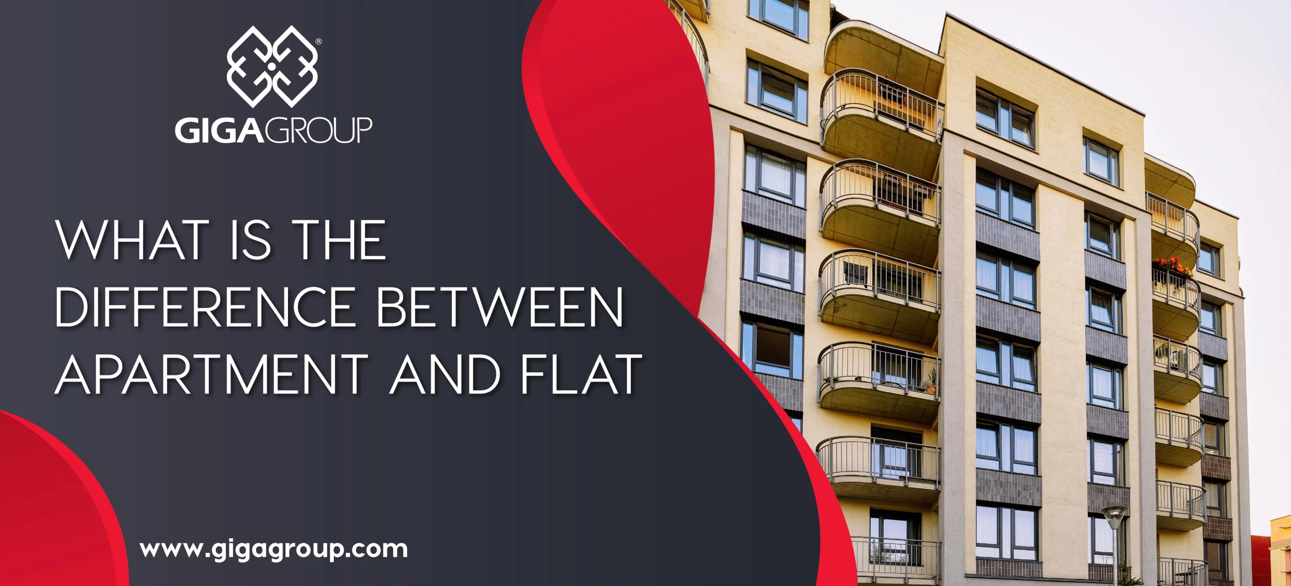 Difference between flat and apartment